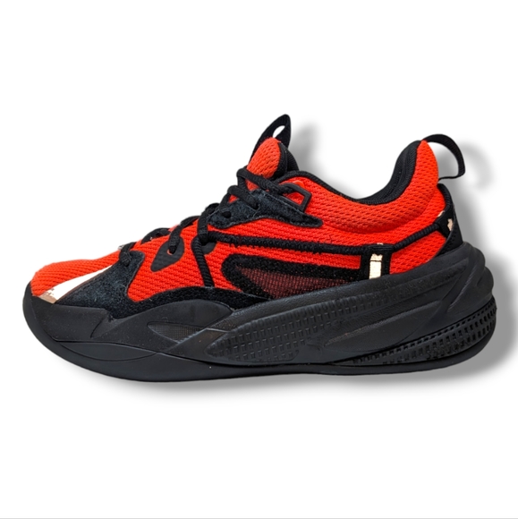 Puma x J. Cole | RS Dreamer Energy Red & Black Basketball Shoes Boy's Size 4C - Picture 1 of 7